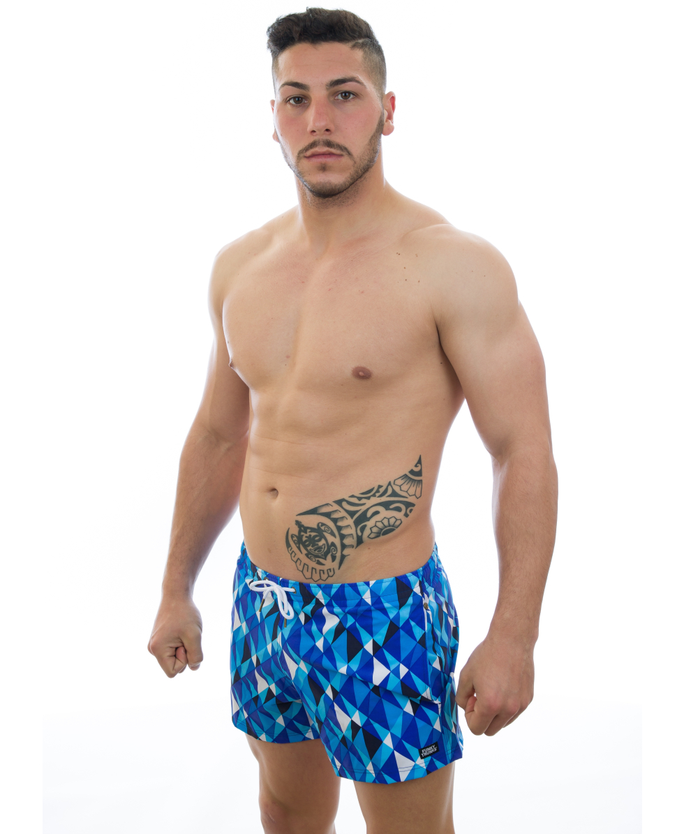 FUNKY TRUNKS - COSTUME SHORT - FT40M00734 - PLATINIUM POWER - WATERSHORT