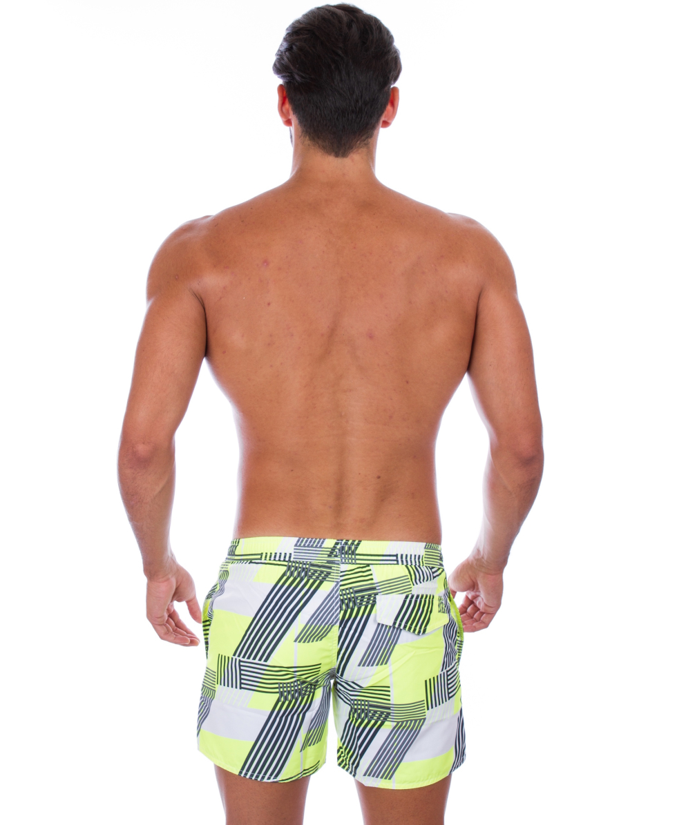 EMPORIO ARMANI - COSTUME SHORT - 902000 6P744 19210 - GREEN/WHITE