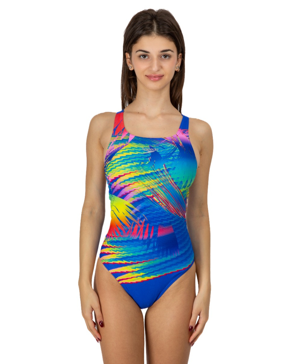 SPEEDO - COSTUME INTERO PLACEMENT MEDALIST - 12199H080 - BLUE/MULTI