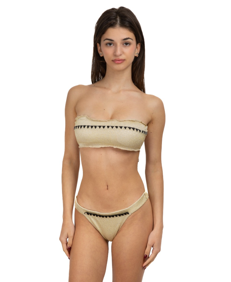 F**K - COSTUME BIKINI FASCIA/BRASILIANA - 0042OR - GOLD