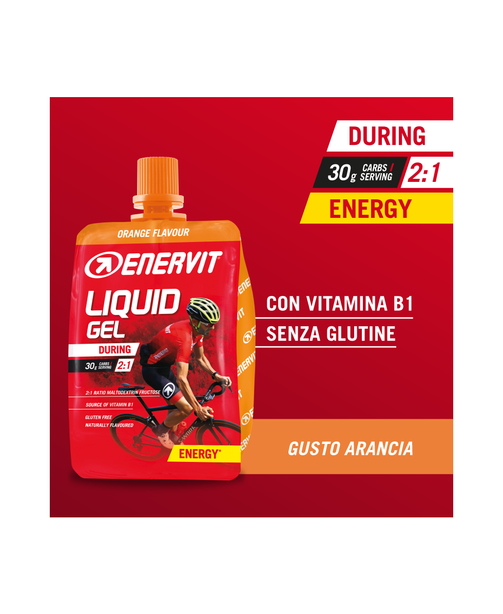 ENERVIT - SPORT LIQUID GEL COMPETITION - 96588 - CHEERPACK 60ml - ARANCIA