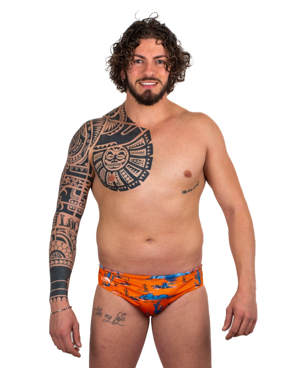 TURBO - COSTUME SLIP - COWBOY CACTI - 731305/0014 - ORANGE
