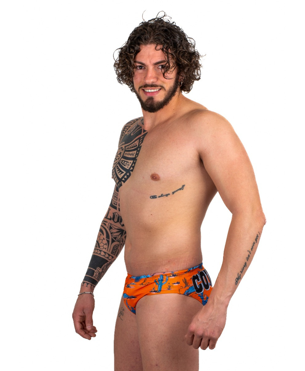 TURBO - COSTUME SLIP - COWBOY CACTI - 731305/0014 - ORANGE