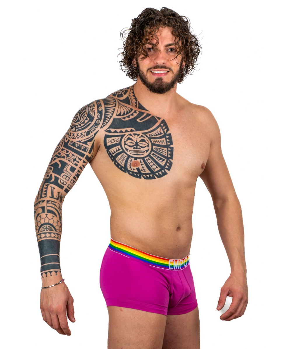 EMPORIO ARMANI - BOXER/TRUNK - RAINBOW - 111866 2R513 05873 - AZALEA