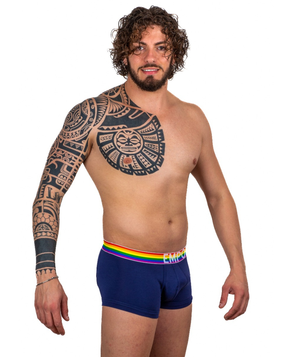 EMPORIO ARMANI - BOXER/TRUNK - RAINBOW - 111866 2R513 90535 - PATRIOT BLUE