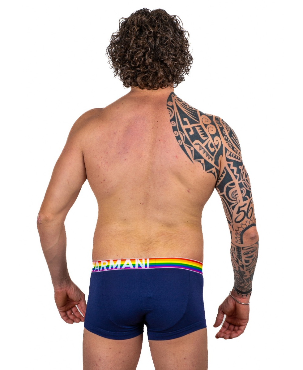 EMPORIO ARMANI - BOXER/TRUNK - RAINBOW - 111866 2R513 90535 - PATRIOT BLUE