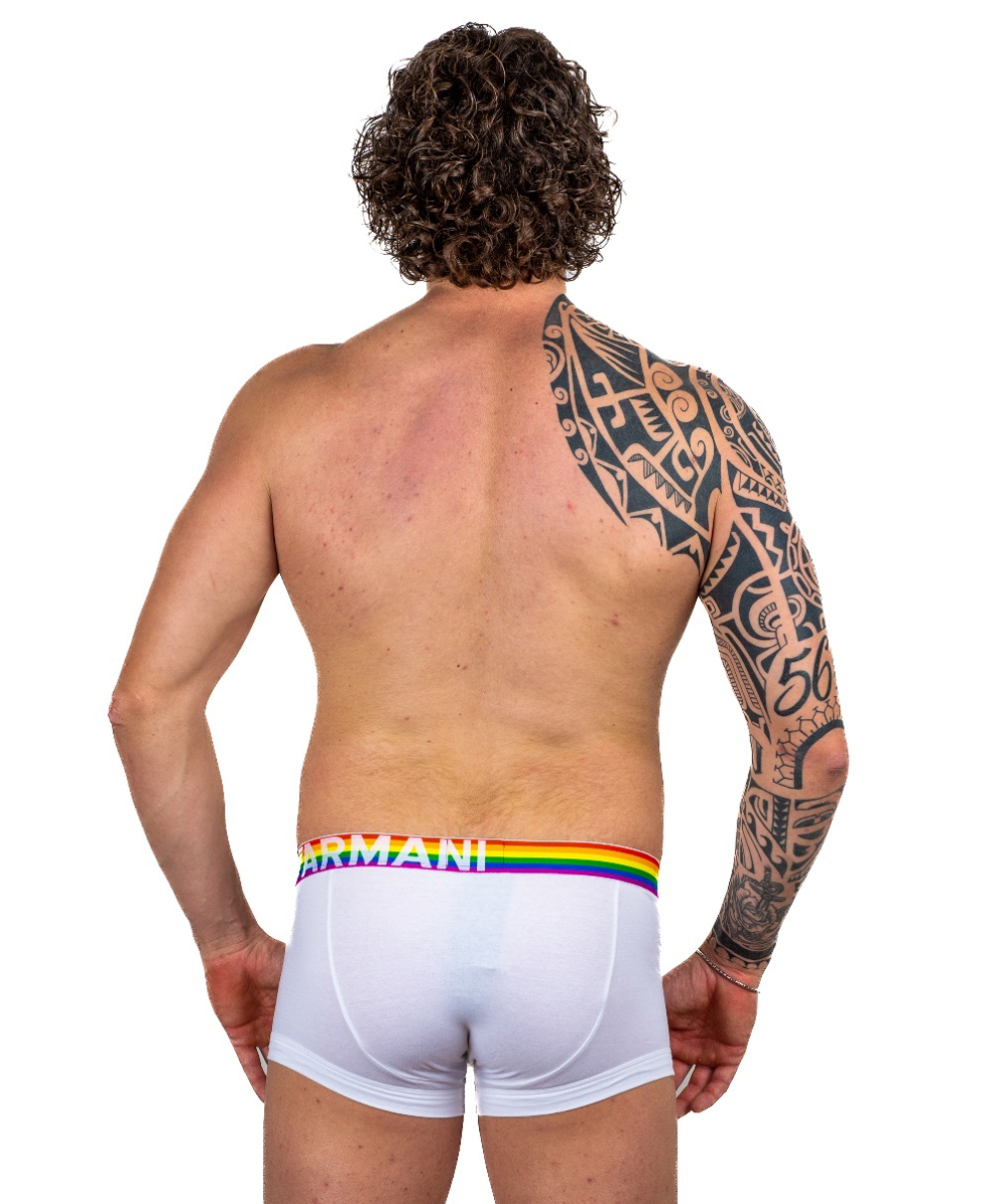 EMPORIO ARMANI - BOXER/TRUNK - RAINBOW - 111866 2R513 00010 - WHITE