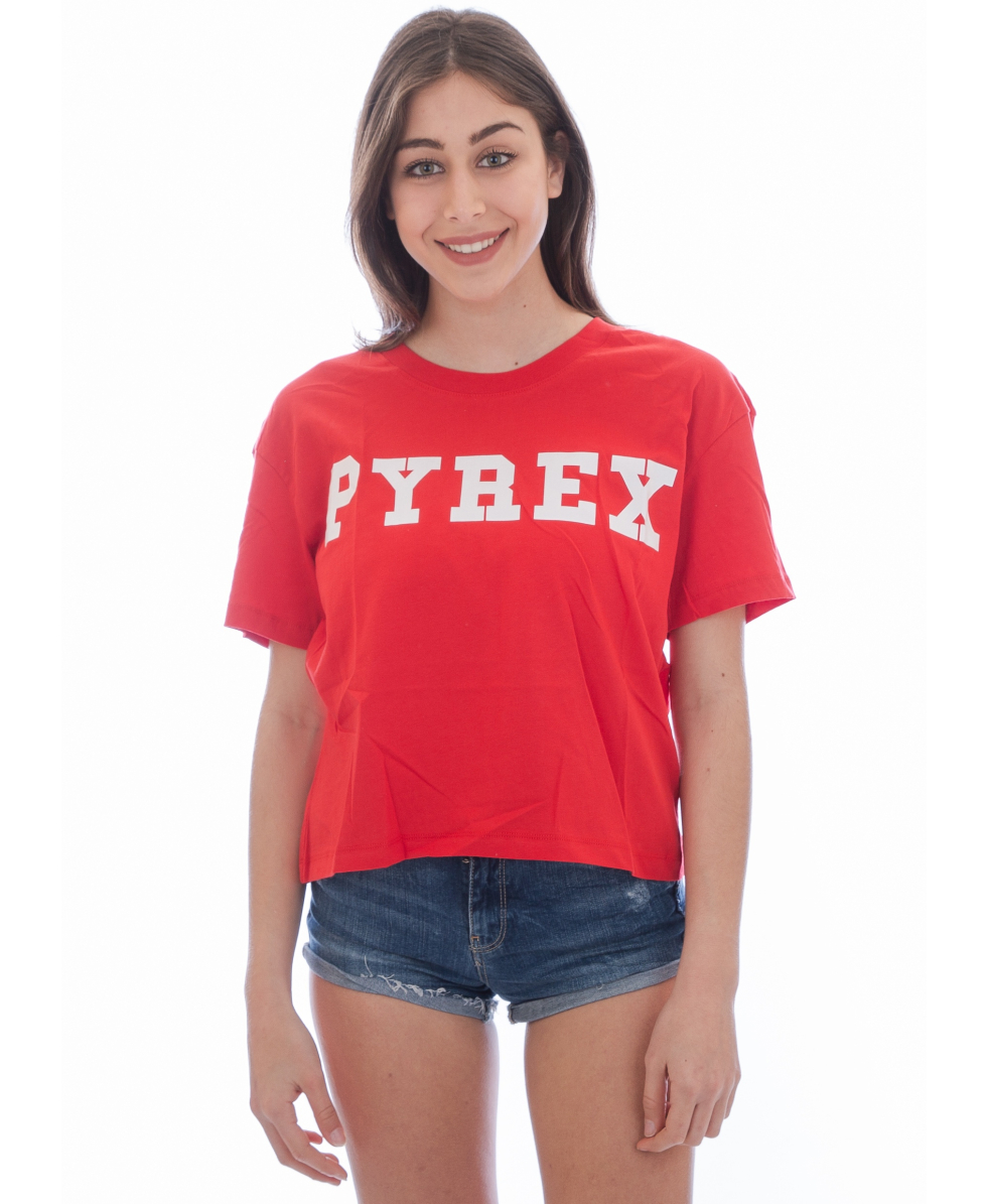 PYREX - T-SHIRT CORTA  DONNA - 18IPB34222 - RED