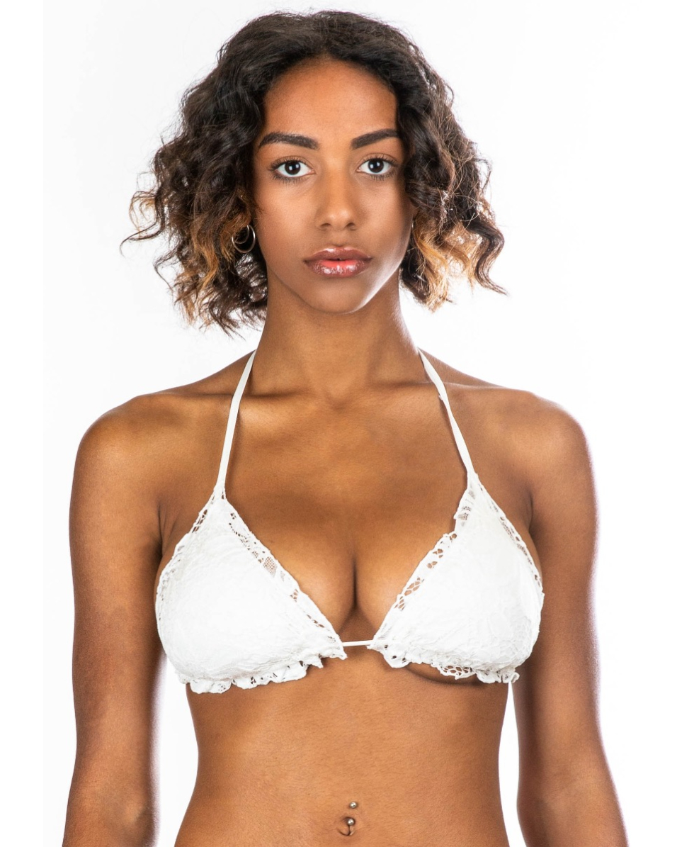2BEKINI - TRIANGOLO - 21218-29 - WHITE LACE