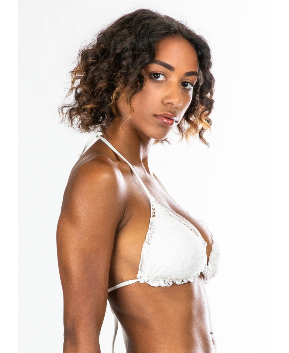 2BEKINI - TRIANGOLO - 21218-29 - WHITE LACE