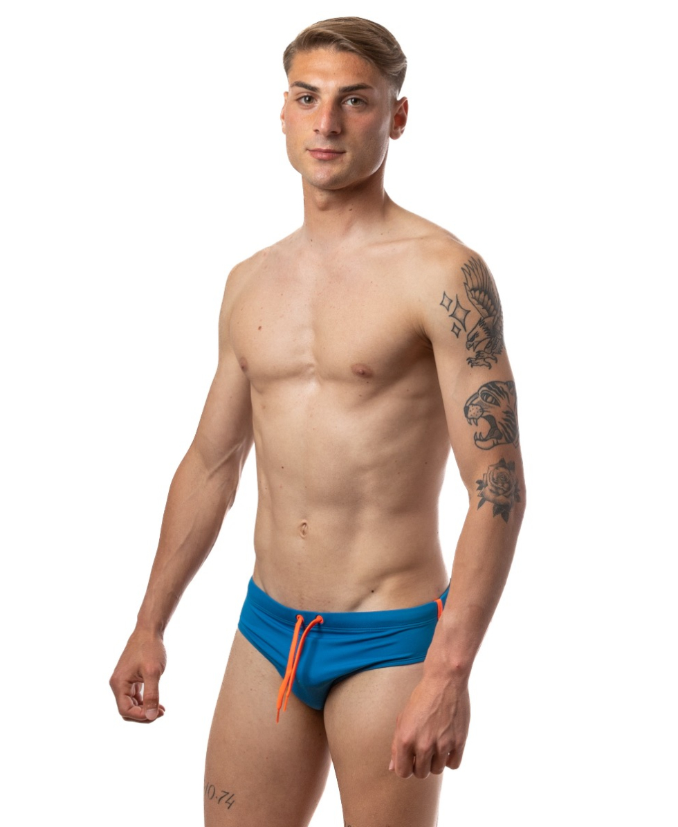 SUNDEK - COSTUME SLIP - M263SSL3000-77101 - AEGEAN BLUE #1 - LEONARDO