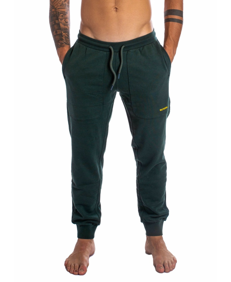 SUNDEK - PANTALONE UOMO - LANNY -  M143TRF6300725 - IVY GREEN