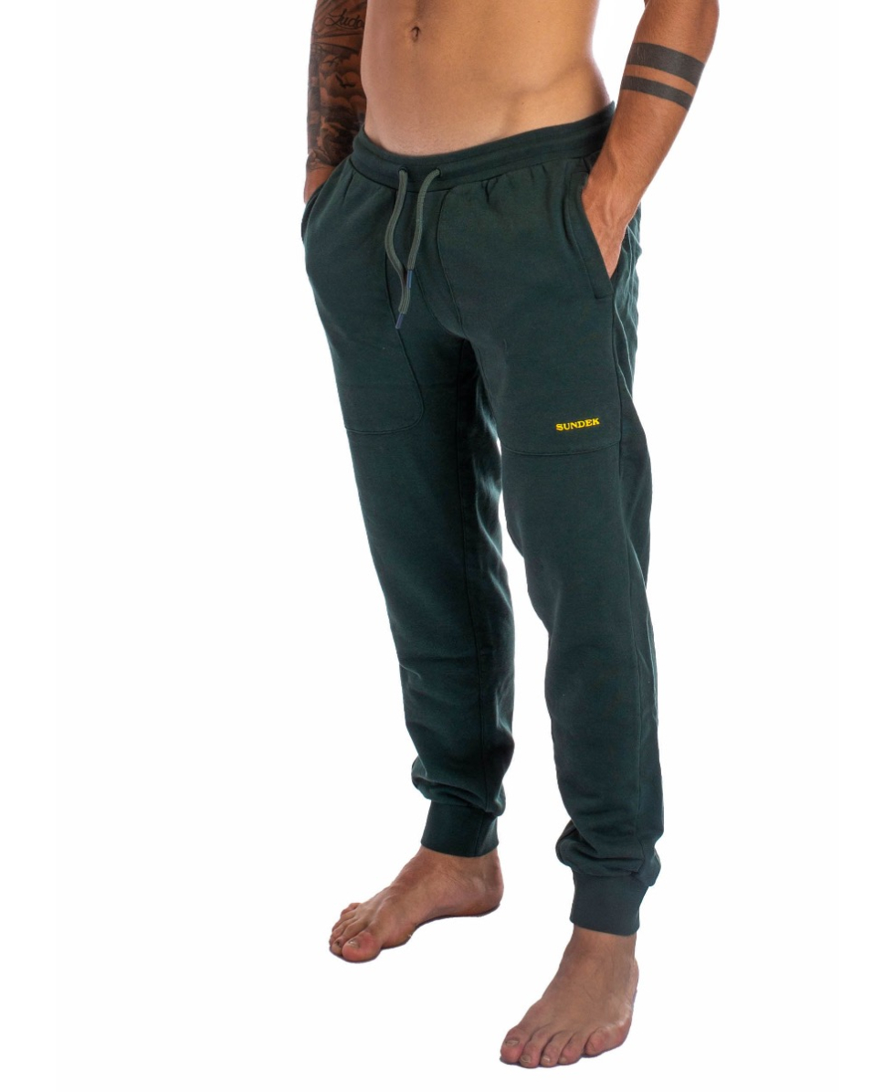 SUNDEK - PANTALONE UOMO - LANNY -  M143TRF6300725 - IVY GREEN