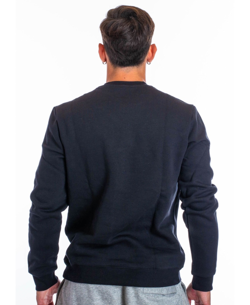 REEBOK - FELPA UOMO - FELPA IDENTITY CREW - GR9199 - BLACK