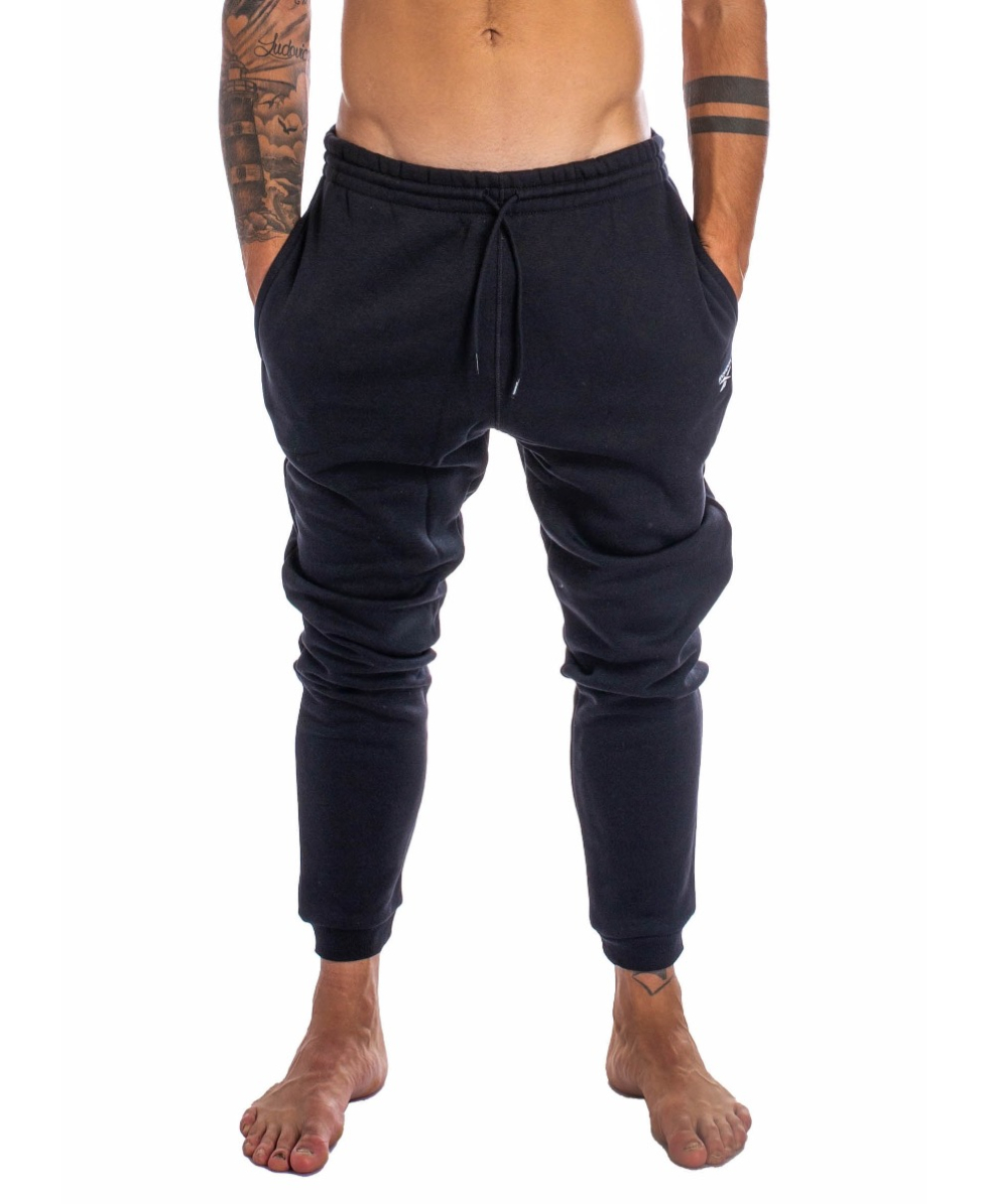 REEBOK - PANTALONE UOMO - IDENTITY - GT5802 - BLACK