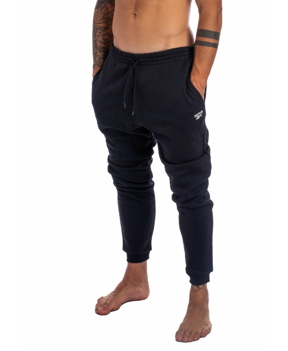 REEBOK - PANTALONE UOMO - IDENTITY - GT5802 - BLACK
