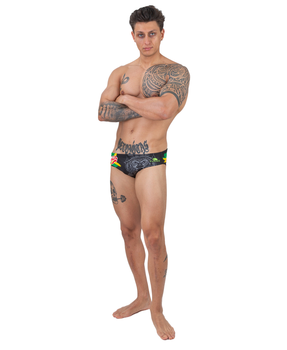 TURBO - COSTUME SLIP - JAMAICA TIGER - 731410/0009 - BLACK/YELLOW