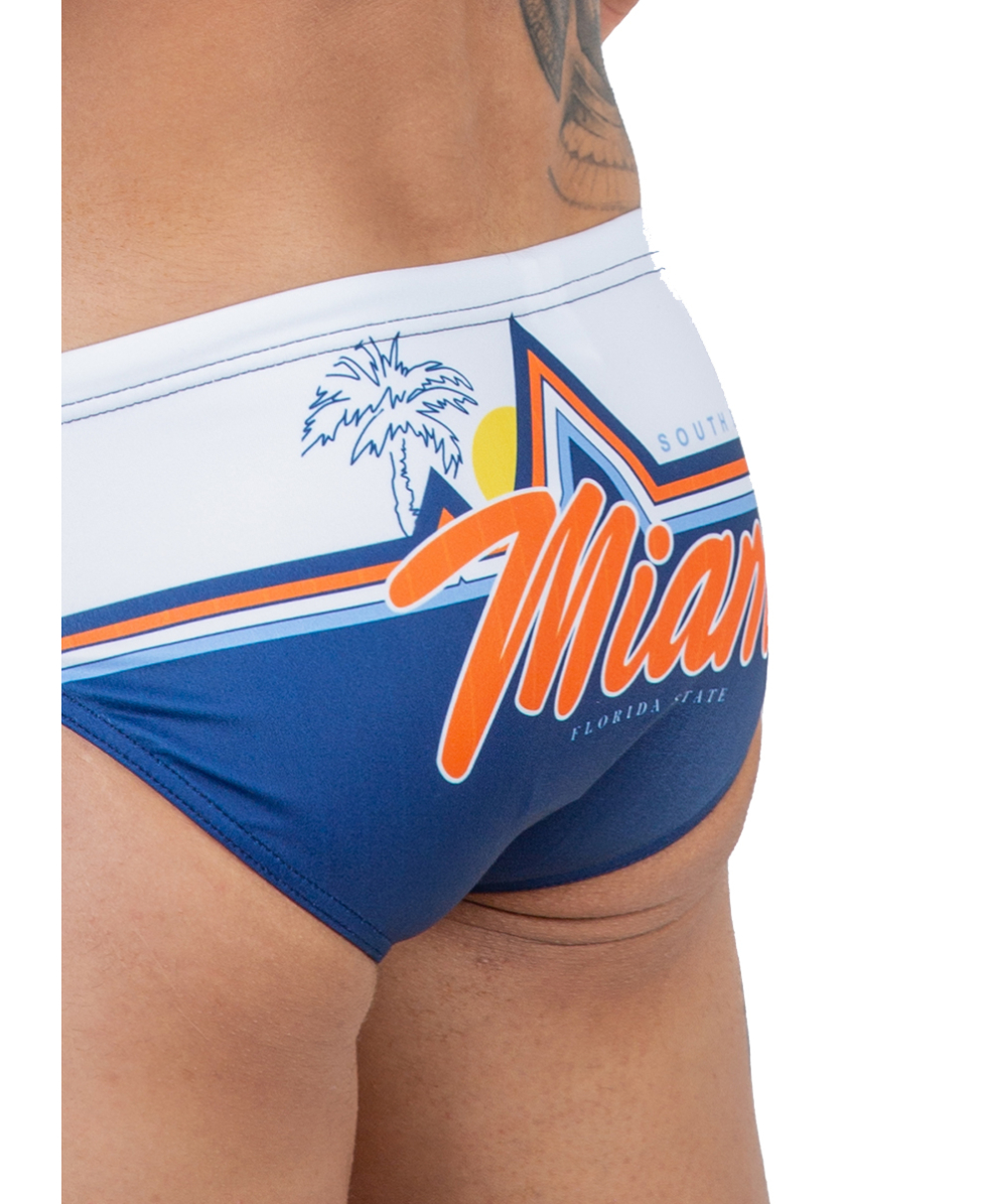 TURBO - COSTUME SLIP - MIAMI SOUTH BEACH - 731414/0007 - WHITE/BLUE