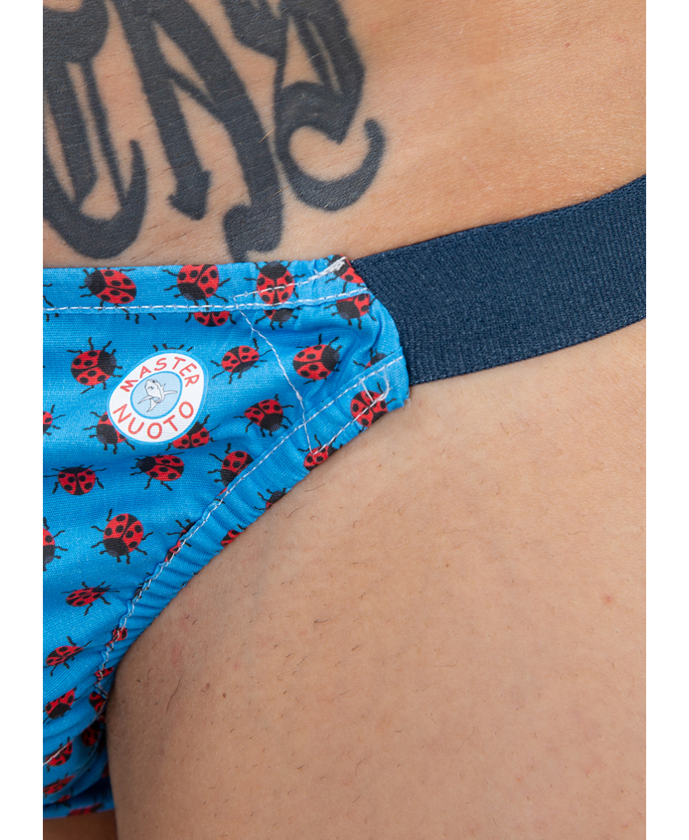 MASTER NUOTO - COSTUME SLIP COTONE - ST. TROPEZ MN0005FO - FORTUNE TURQUOISE