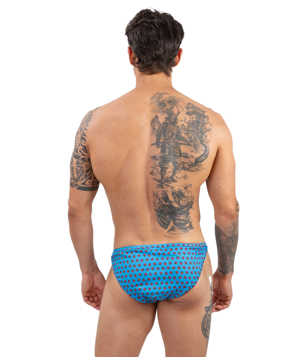MASTER NUOTO - COSTUME SLIP COTONE - ST. TROPEZ MN0005FO - FORTUNE TURQUOISE