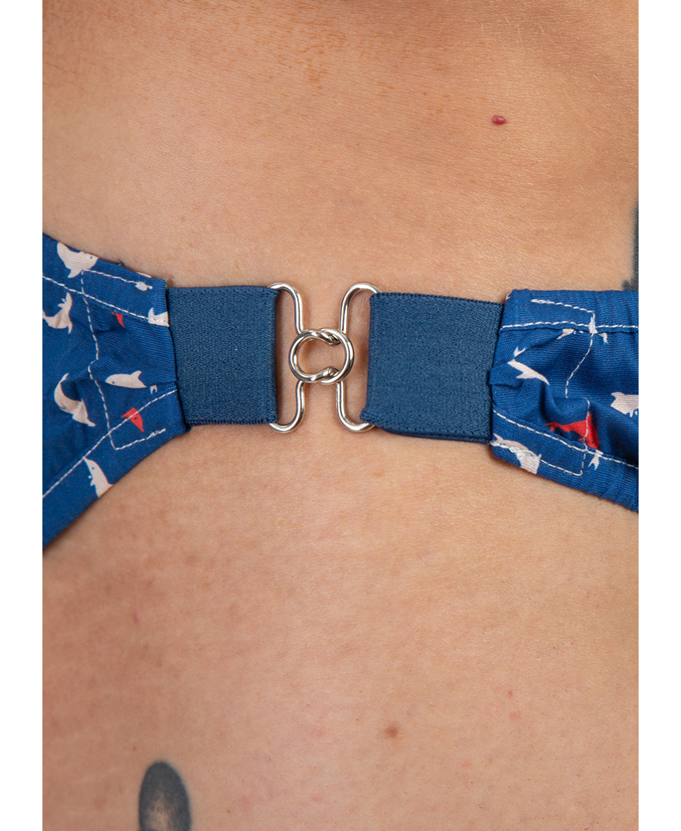 MASTER NUOTO - COSTUME SLIP COTONE - ST. TROPEZ MN0010DO - DOLPHIN DENIM