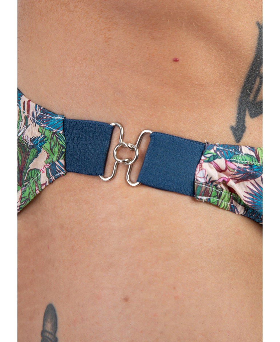 MASTER NUOTO - COSTUME SLIP COTONE - ST. TROPEZ MN0012JUN - JUNGLE NATURAL