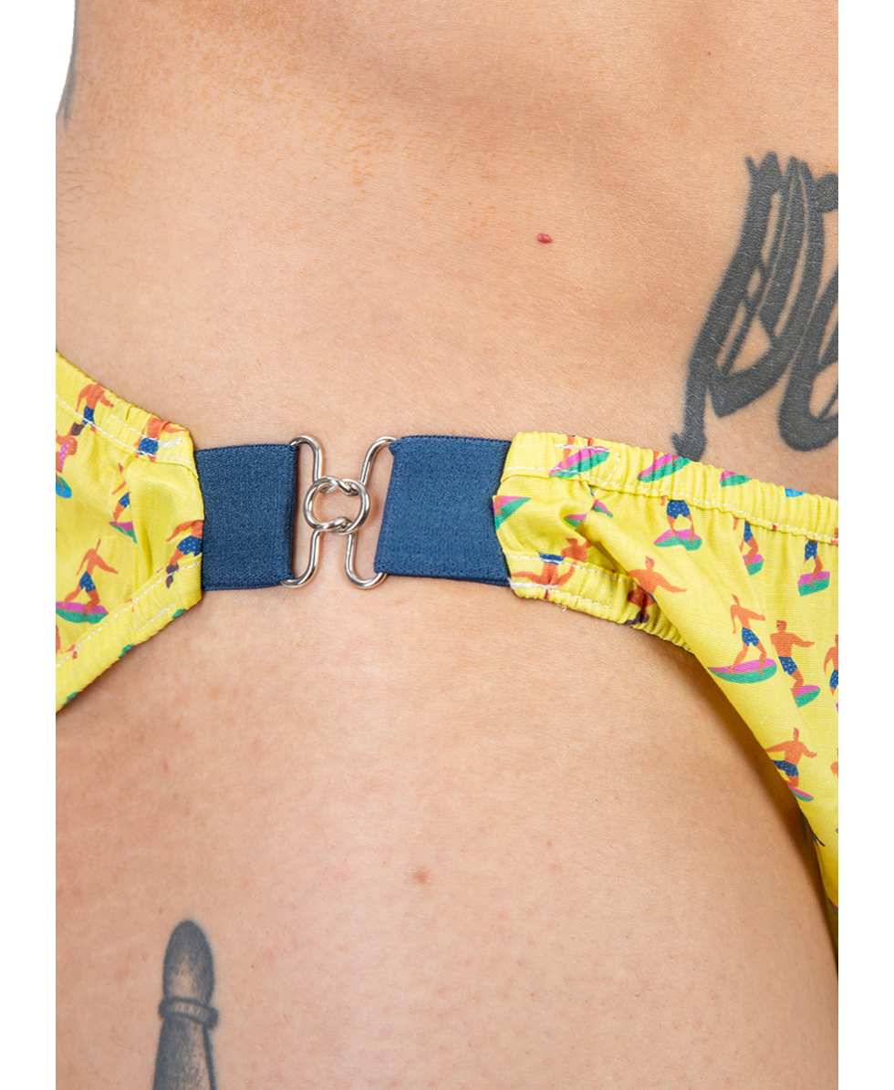 MASTER NUOTO - COSTUME SLIP COTONE - ST. TROPEZ MN0008SU - SURF YELLOW