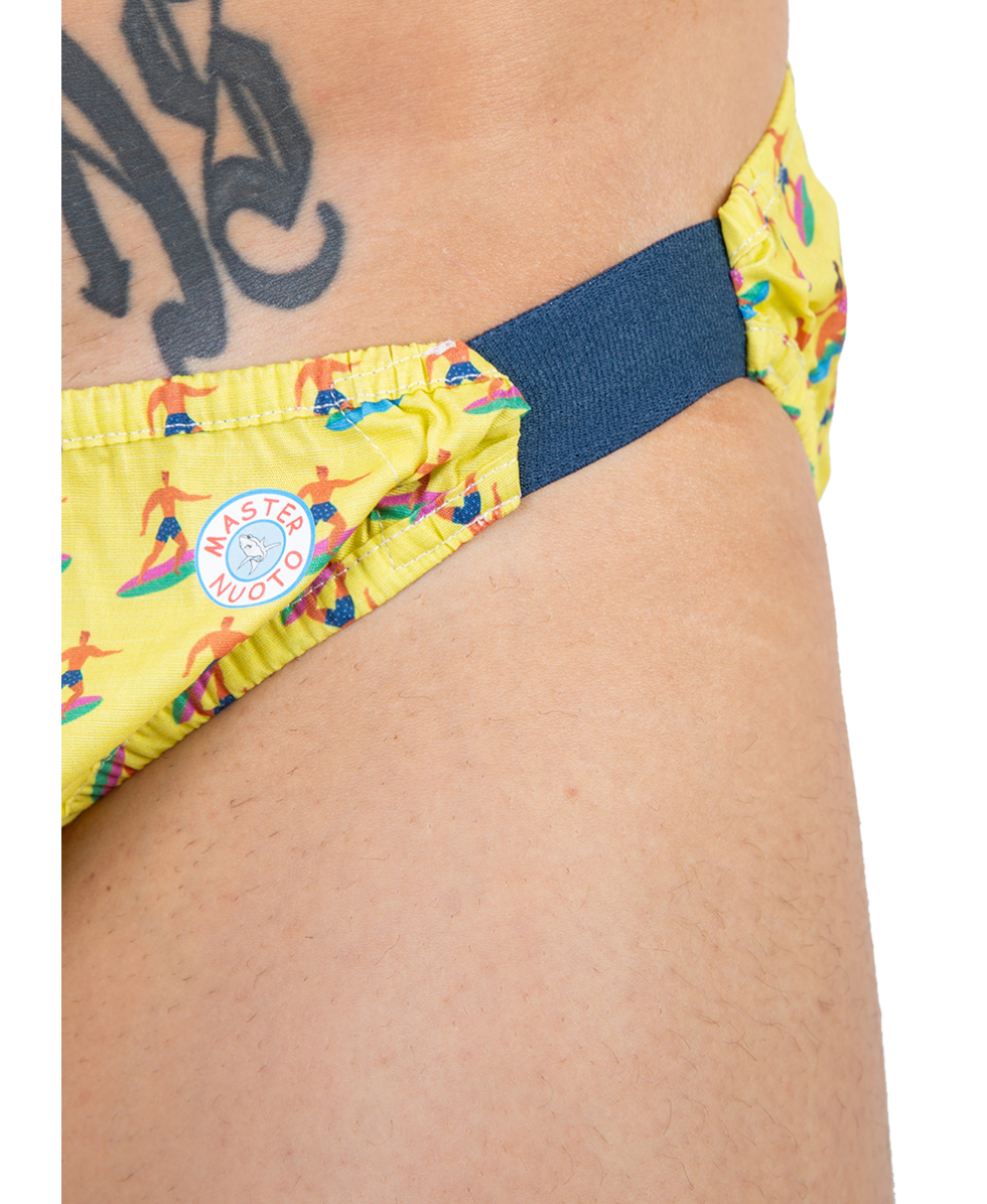 MASTER NUOTO - COSTUME SLIP COTONE - ST. TROPEZ MN0008SU - SURF YELLOW