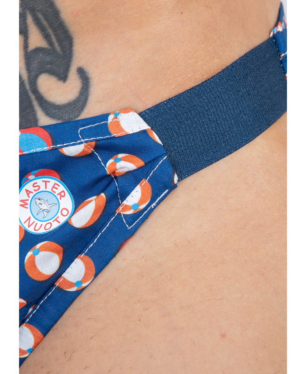 MASTER NUOTO - COSTUME SLIP COTONE - ST. TROPEZ MN0009BA - BALL DENIM