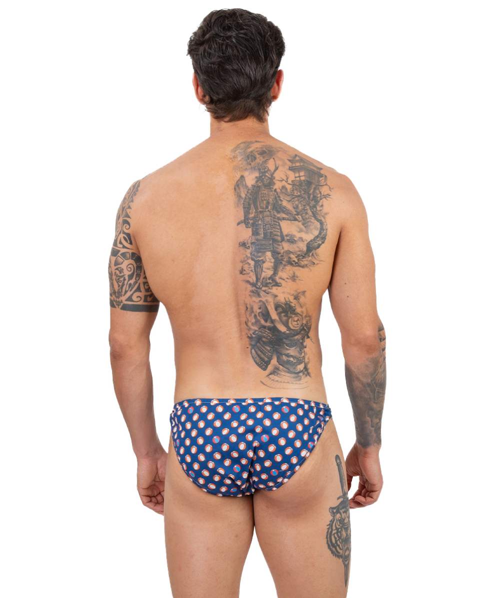 MASTER NUOTO - COSTUME SLIP COTONE - ST. TROPEZ MN0009BA - BALL DENIM