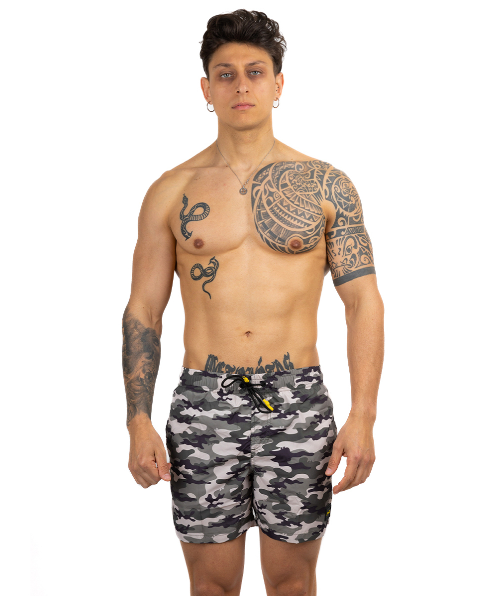 F**K - COSTUME SHORT PRINTED - FK23-2064U - MOOD MIAMI - A