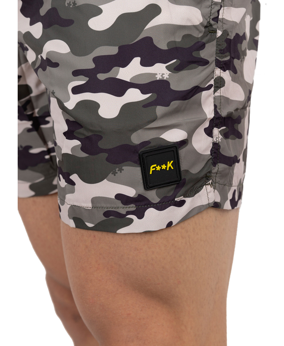 F**K - COSTUME SHORT PRINTED - FK23-2064U - MOOD MIAMI