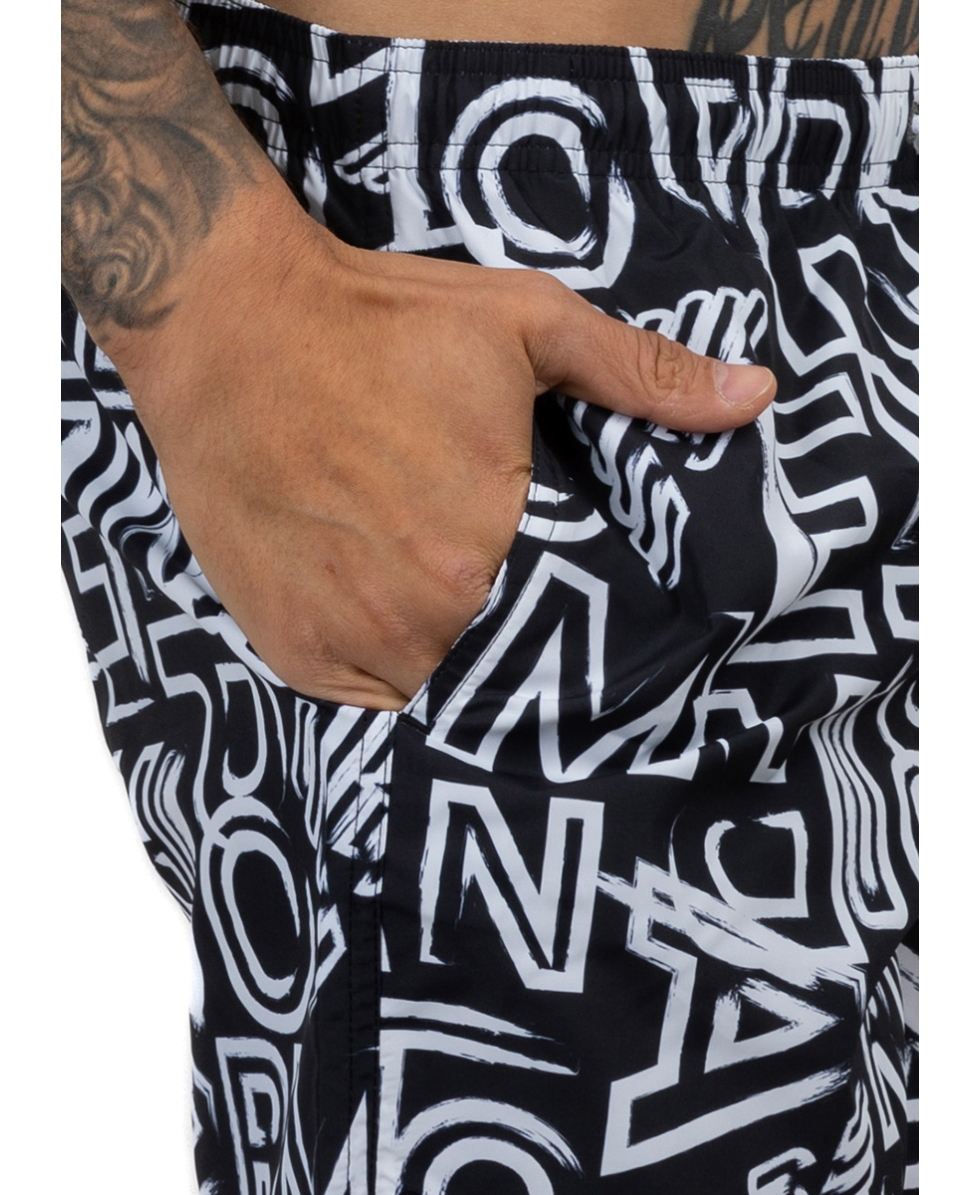 EMPORIO ARMANI - COSTUME SHORT - 211740 3R435 00121 - BLACK/WHITE
