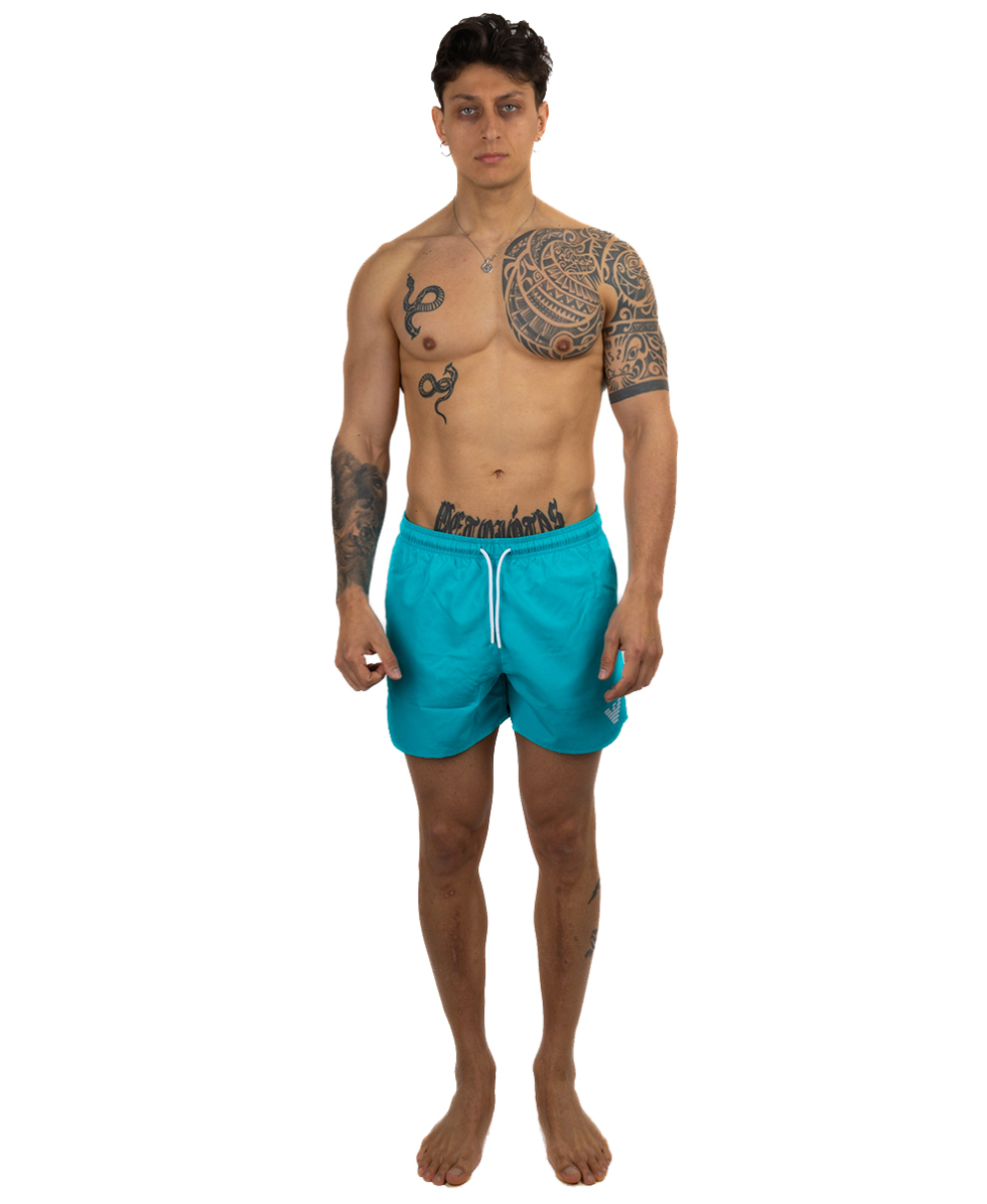 EMPORIO ARMANI - COSTUME SHORT - 211752 3R438 00032 - TURQUOISE
