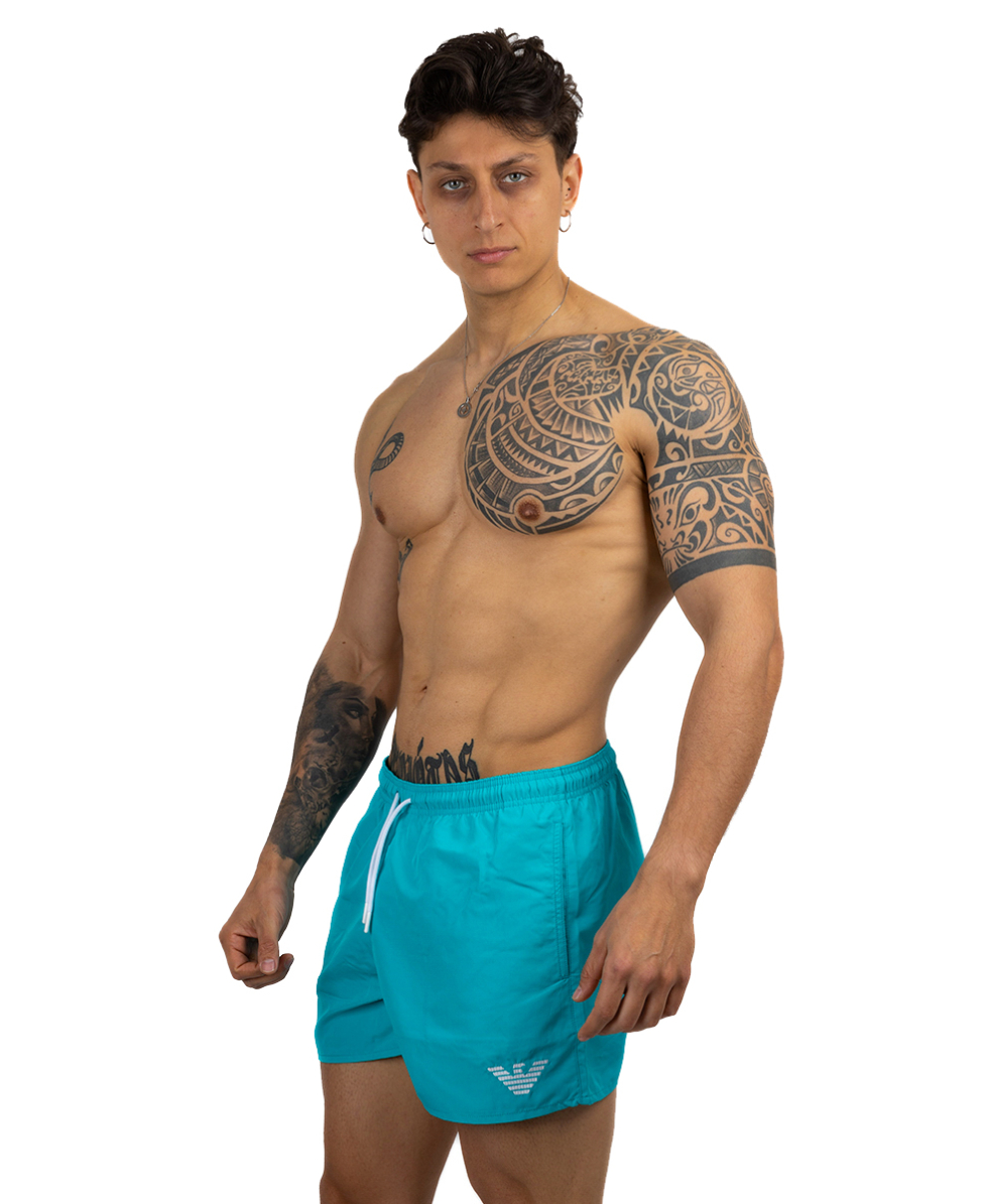 EMPORIO ARMANI - COSTUME SHORT - 211752 3R438 00032 - TURQUOISE - B