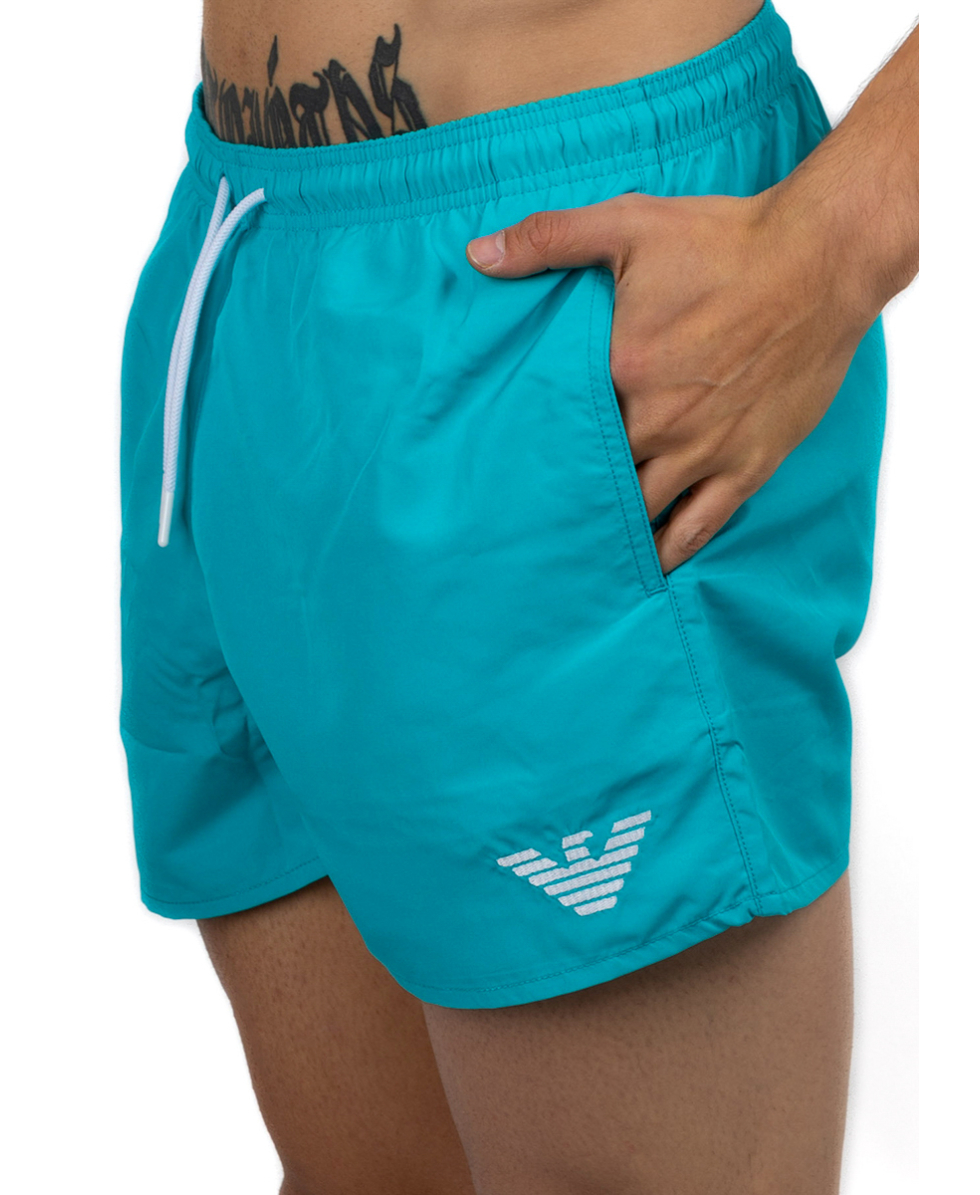 EMPORIO ARMANI - COSTUME SHORT - 211752 3R438 00032 - TURQUOISE