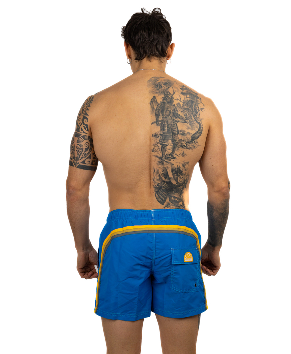 SUNDEK - COSTUME BOARDSHORT 14" - M504BDTA100-08911 - OCEAN #11 - BS/RB ELASTIC WAIST - C