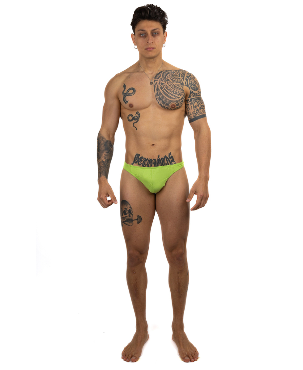 BODYBUILDER - COSTUME PERIZOMA OLIMPIA-460 - 2cm - COLORE VERDE