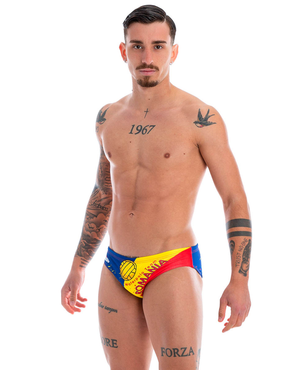 TURBO - COSTUME SLIP - ROMANIA - 79268/0099 - BLUE/YELLOW/RED