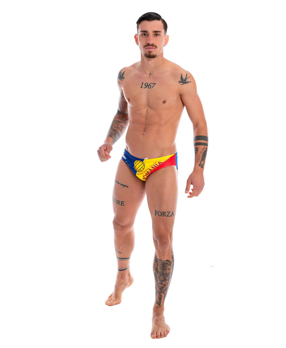 TURBO - COSTUME SLIP - ROMANIA - 79268/0099 - BLUE/YELLOW/RED