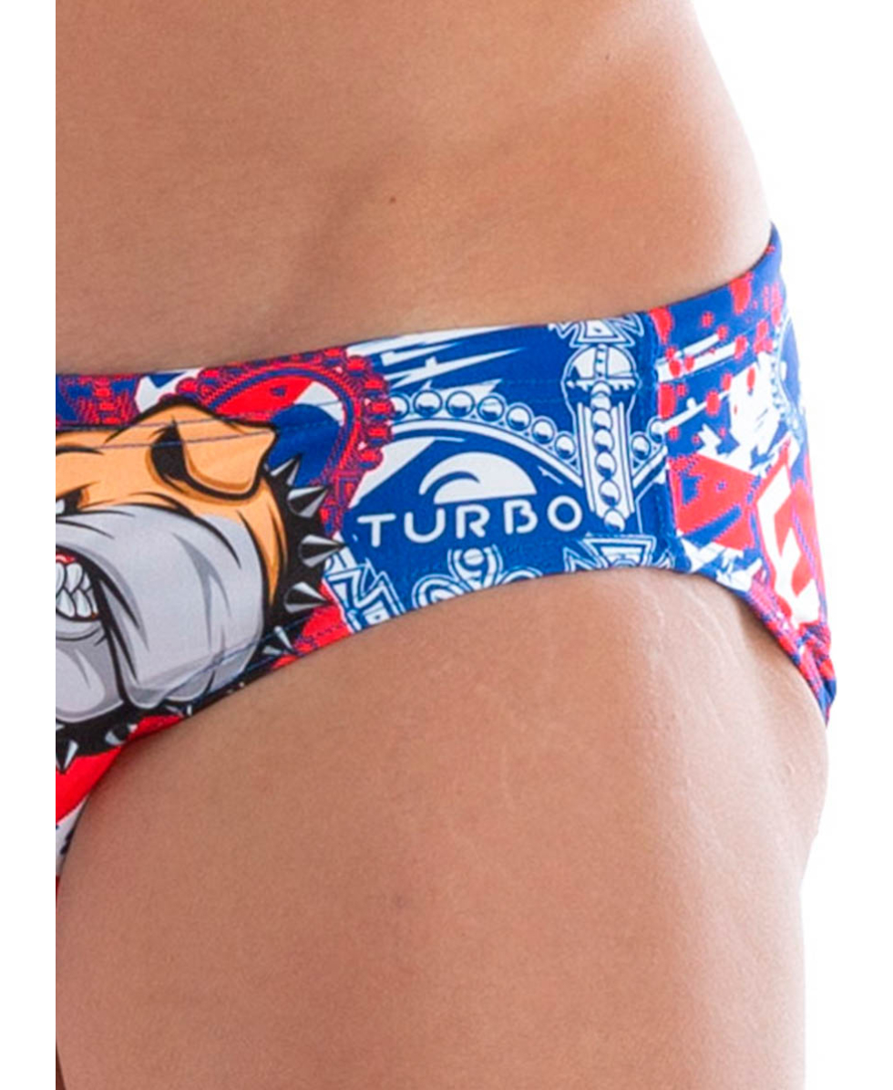 TURBO - COSTUME SLIP - BULLDOG ENGLAND FLAG - 731393/0006 - BLUE/RED