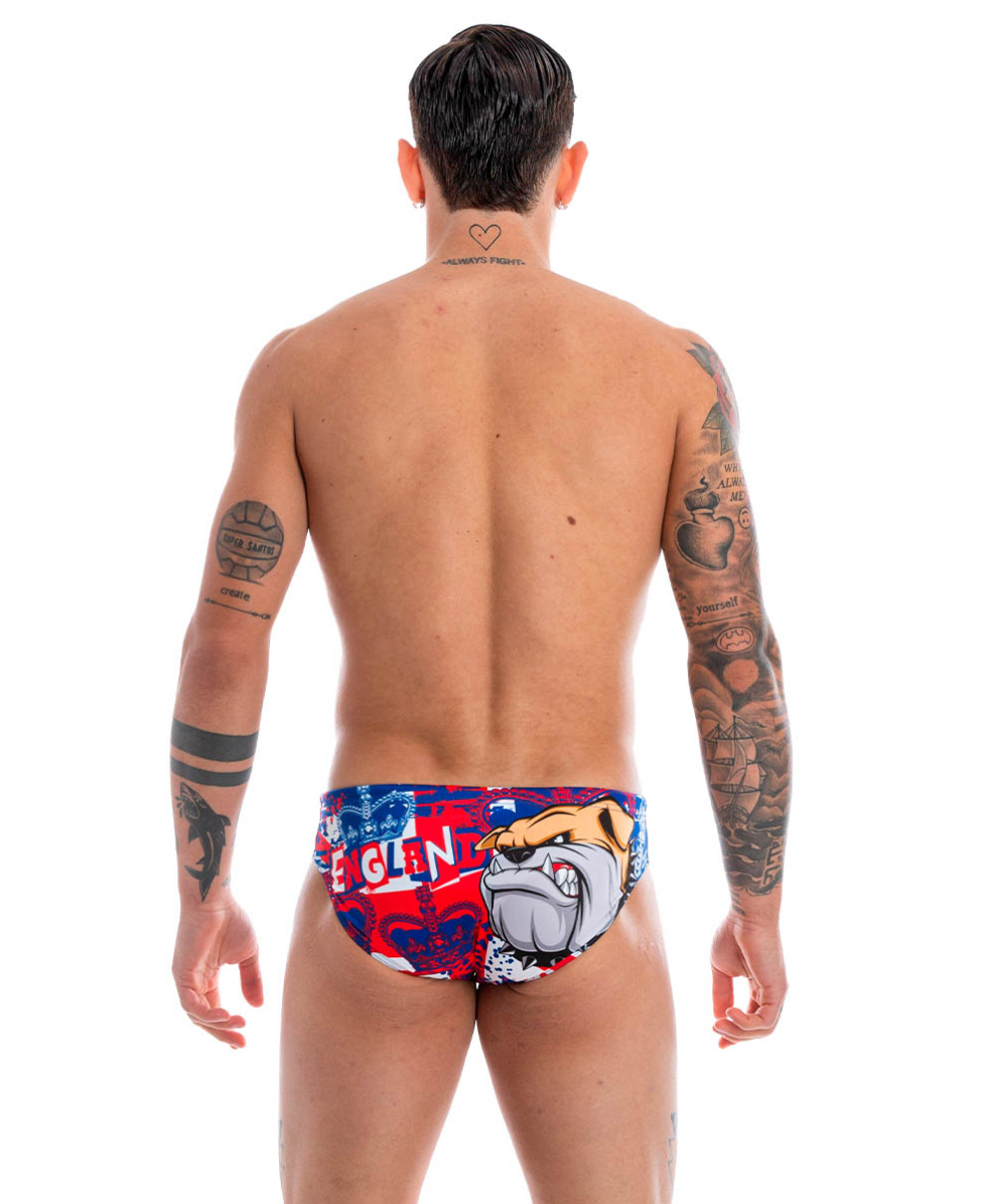 TURBO - COSTUME SLIP - BULLDOG ENGLAND FLAG - 731393/0006 - BLUE/RED - C