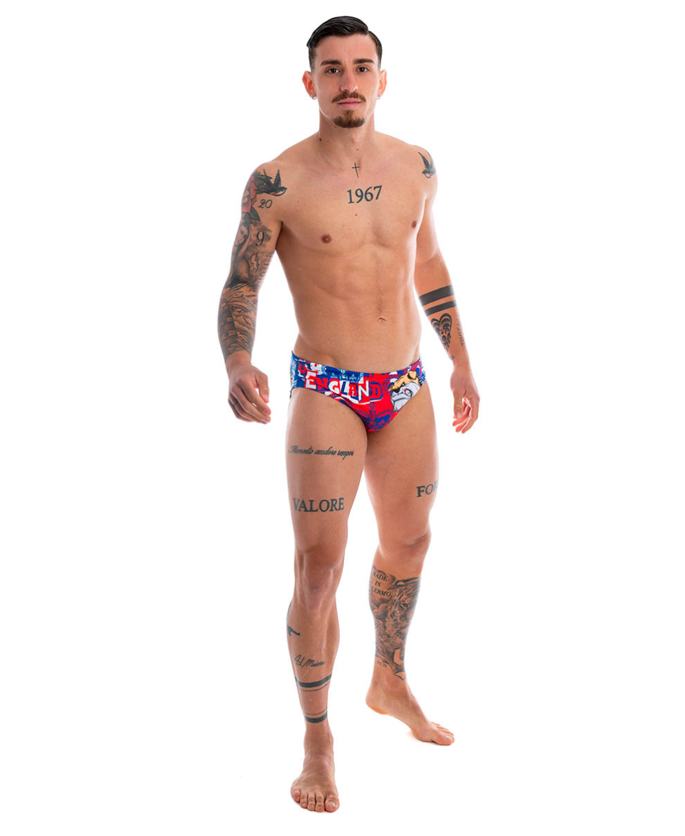 TURBO - COSTUME SLIP - BULLDOG ENGLAND FLAG - 731393/0006 - BLUE/RED