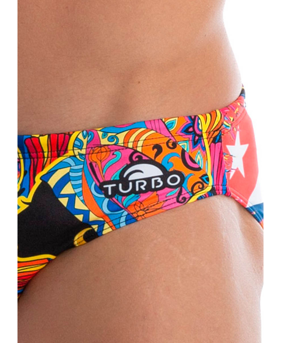 TURBO - COSTUME SLIP - CUBA - 731398/0016 - BLUE/MULTI