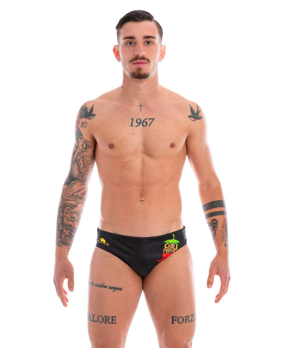 TURBO - COSTUME SLIP - RED HOT - 731424/0009 - BLACK/RED