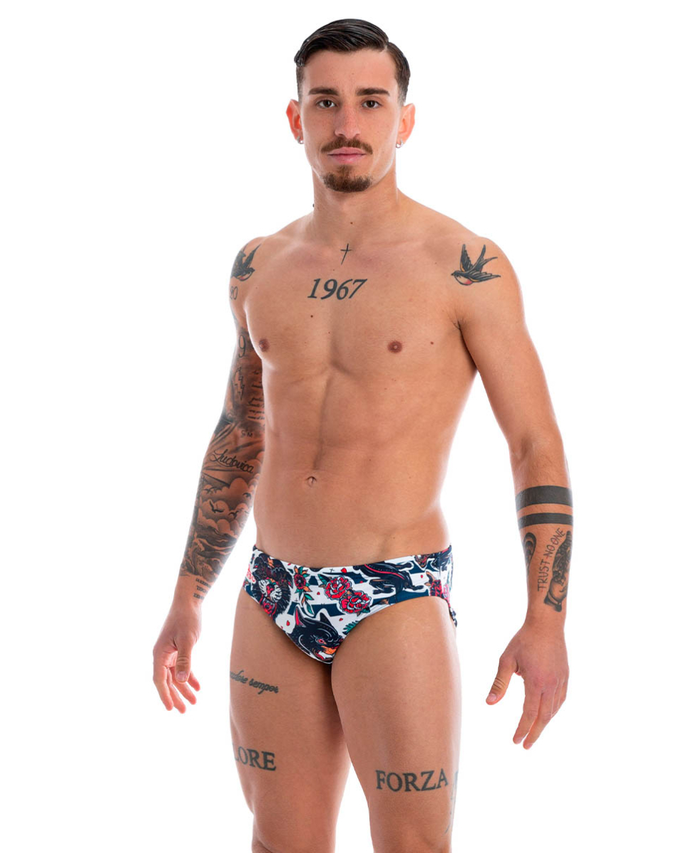 TURBO - COSTUME SLIP - MARINE TATTOO - 731419/0007 - WHITE
