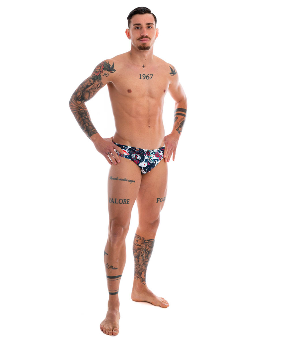 TURBO - COSTUME SLIP - MARINE TATTOO - 731419/0007 - WHITE