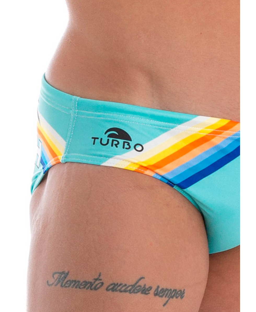 TURBO - COSTUME SLIP - SOUTH BEACH - 731417/0007 - AQUA GREEN