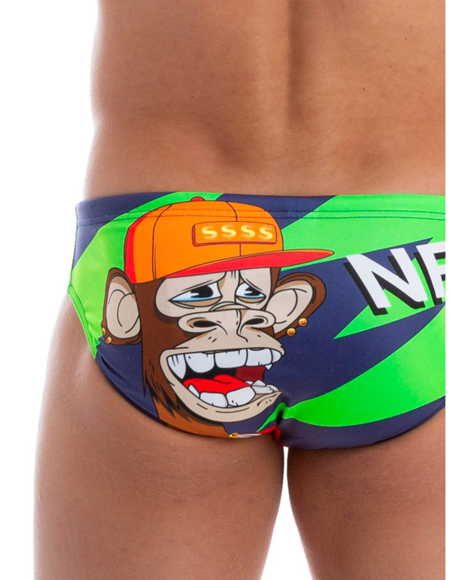 TURBO - COSTUME SLIP - MONKEY MONEY - 731405/0005 - GREEN/MULTI