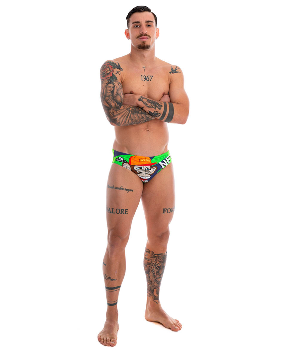 TURBO - COSTUME SLIP - MONKEY MONEY - 731405/0005 - GREEN/MULTI